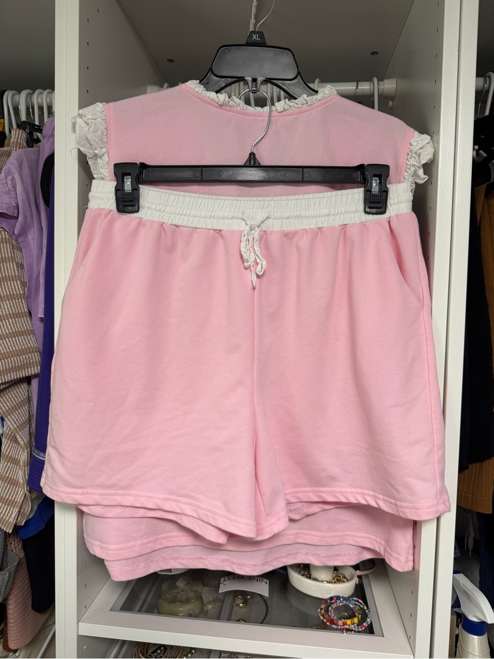 Merokeety Women’s Two Piece Summer Shorts Set - Picture 5 of 7